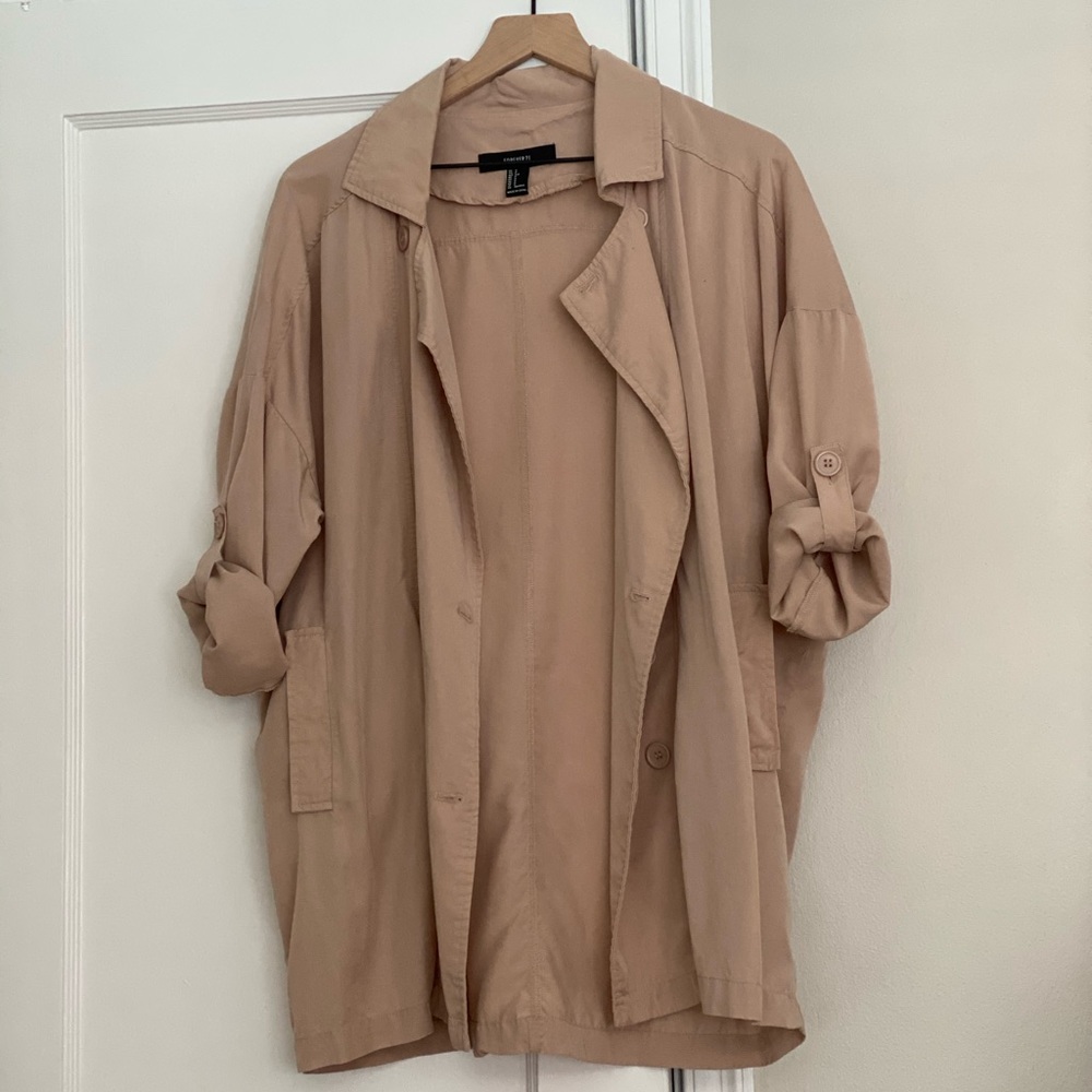 Beige Button Down